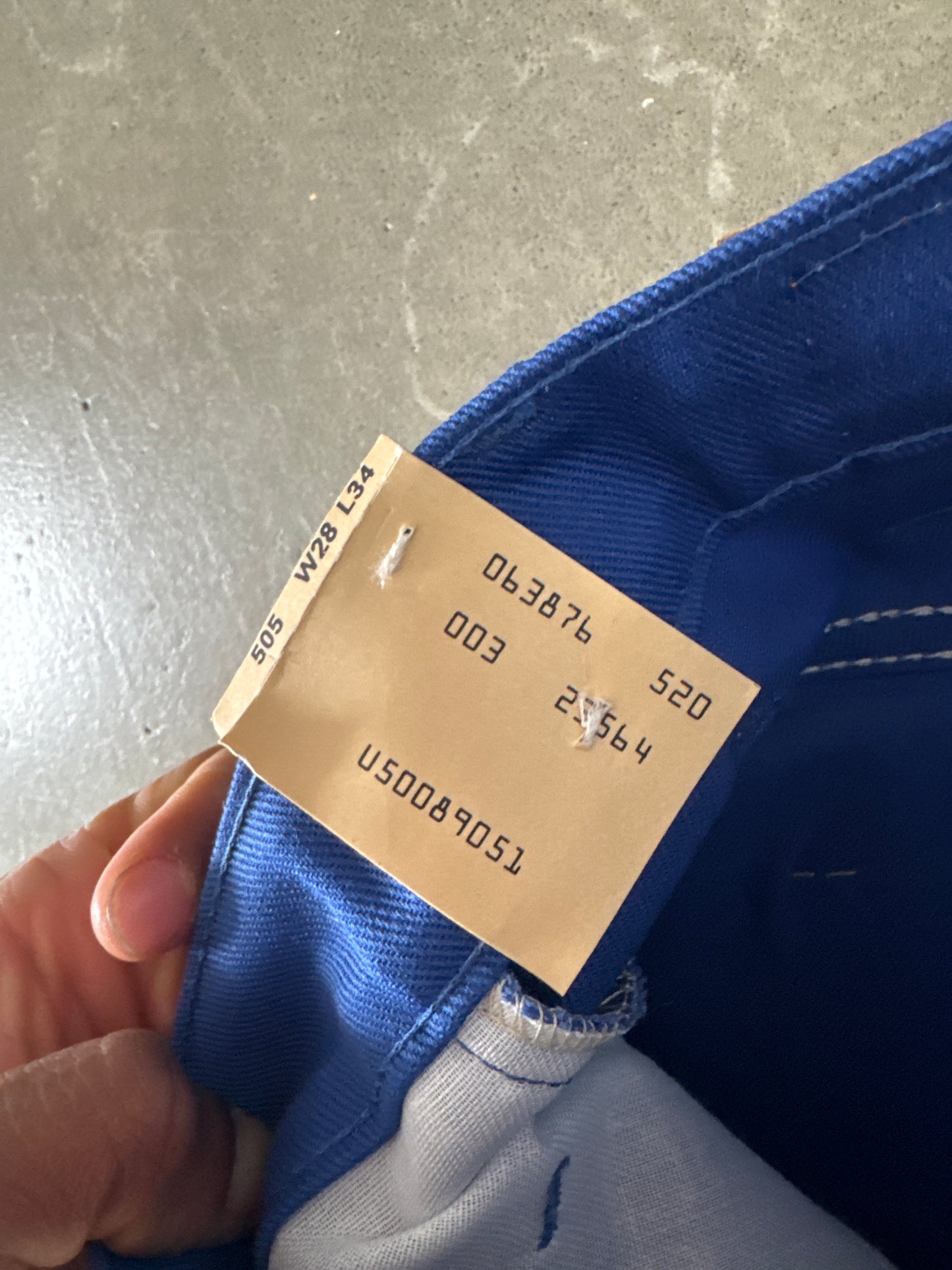 Vintage 90s Levi’s 505 Streetbrights Blue Jeans