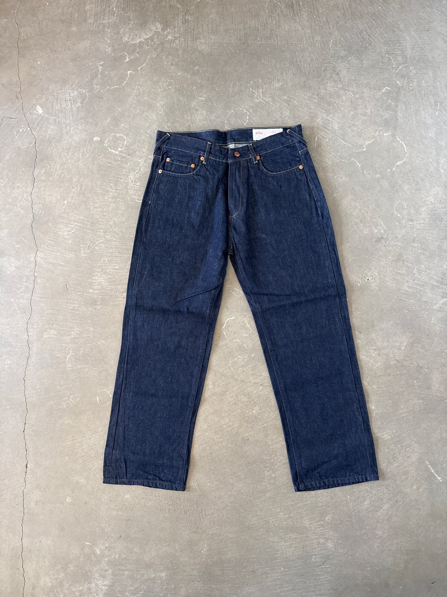 Evisu Red Japanese Art Selvedge Denim Jeans