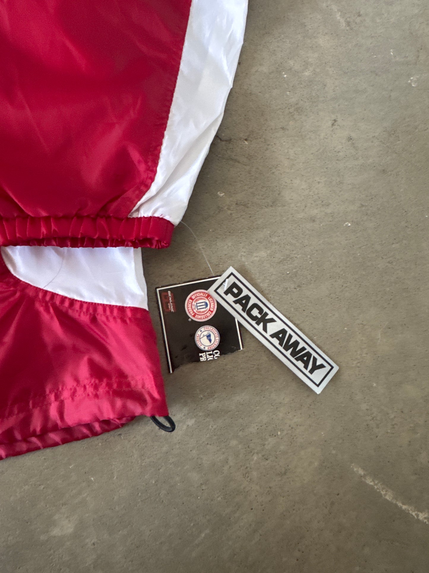 Vintage Genuine Stuff University Of South Carolina Gamecocks Hooded Packaway Windbreaker Jacket