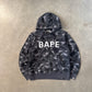 A Bathing Ape Bape Color Camo Black Pullover Hoodie