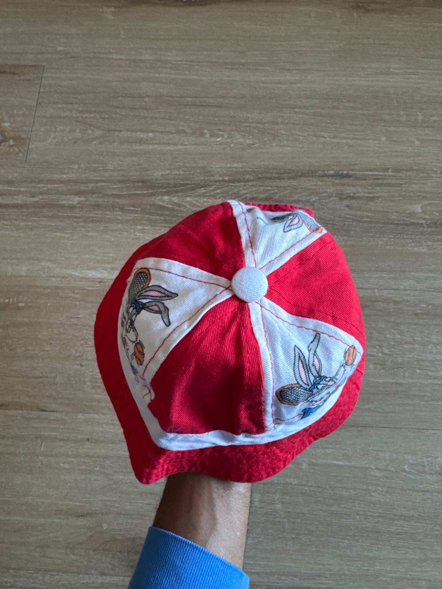 Vintage 90s Toddler Looney Tunes Bugs Bunny Ace Bucket Hat