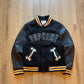 Supreme Black Bone Varsity Jacket