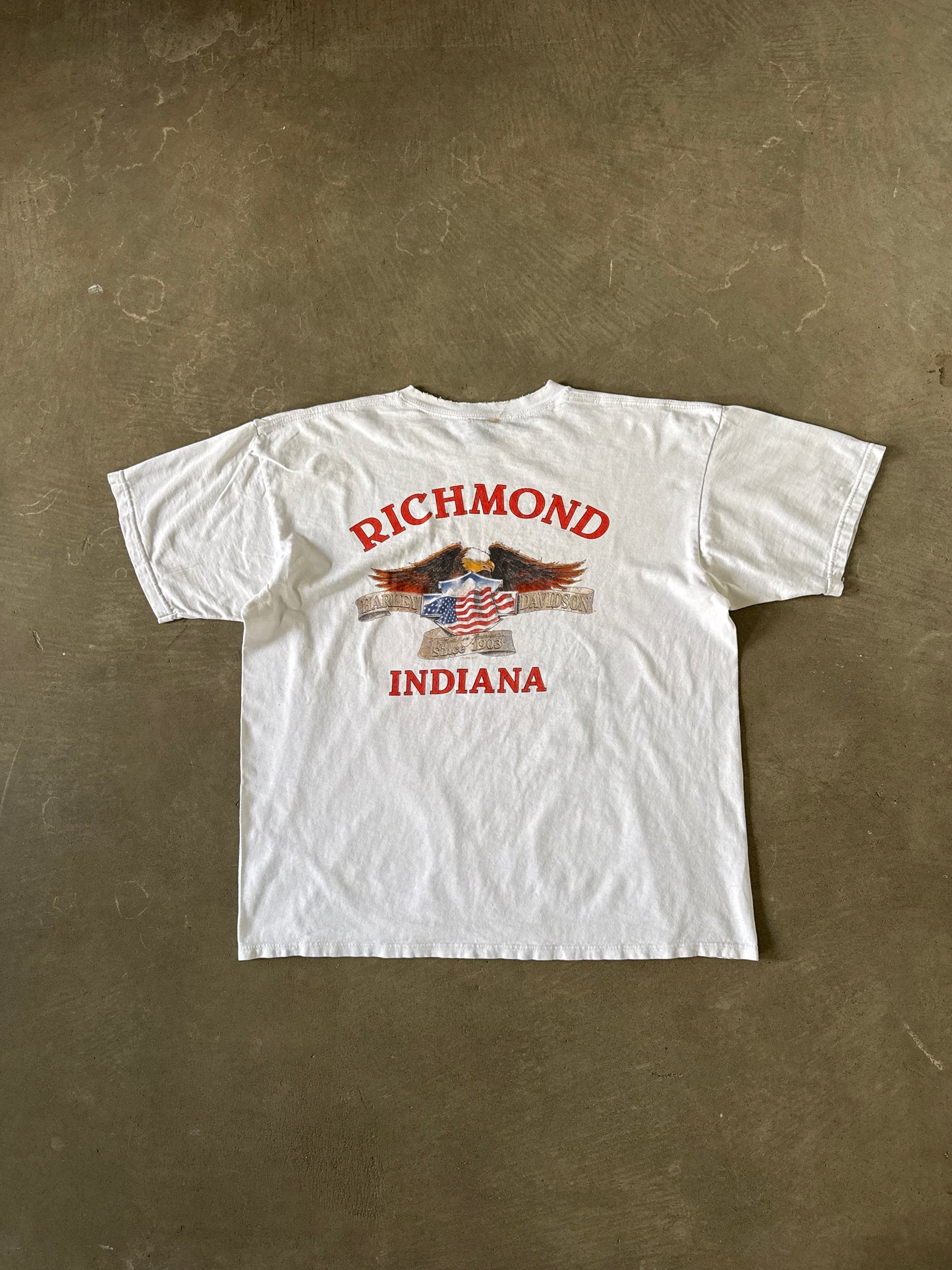Vintage 1999 Harley Davidson The Sixtes Richmond Indiana Tee