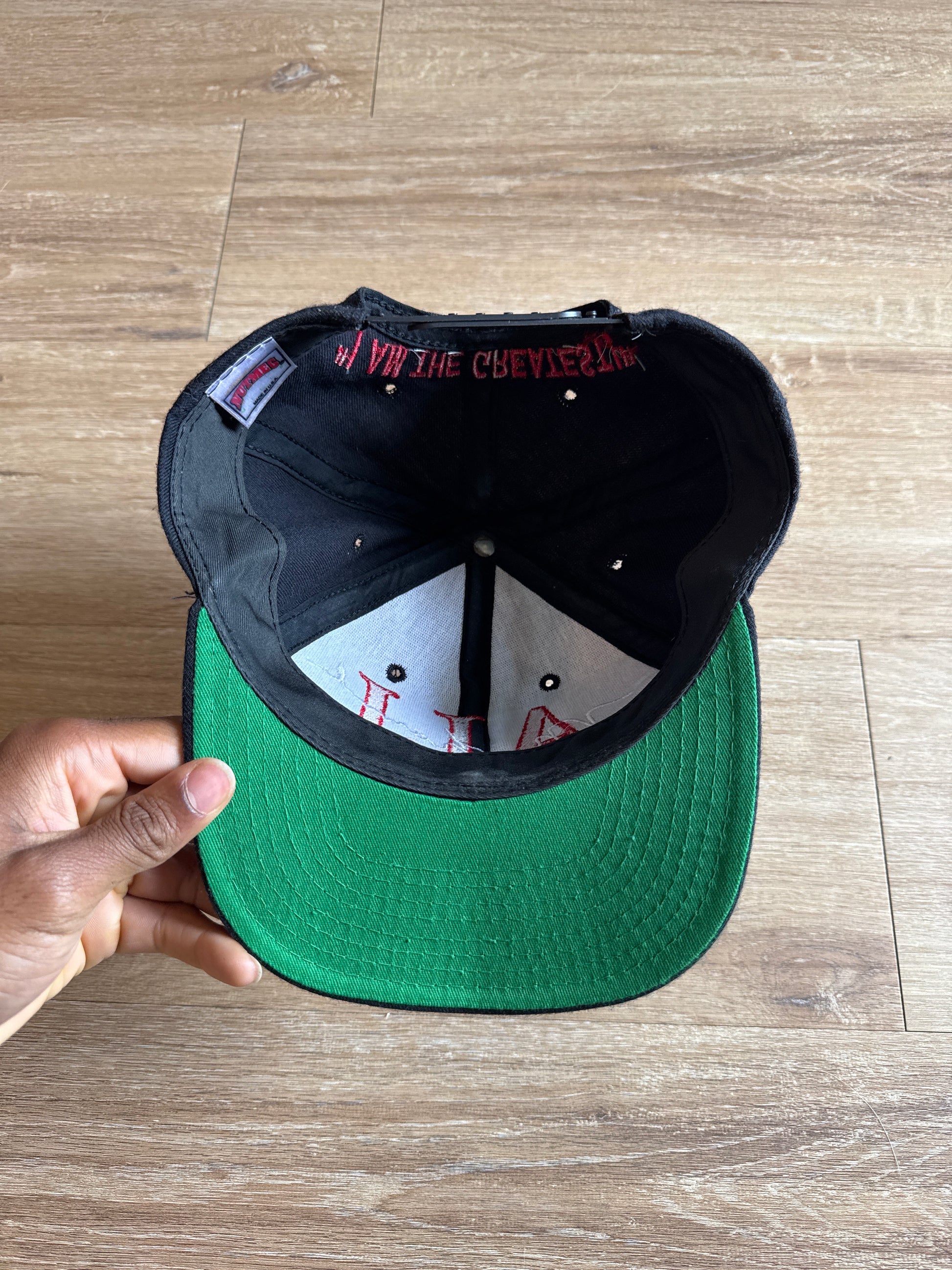 Vintage Nutmeg Muhammad Ali I Am The Greatest Snapback Hat