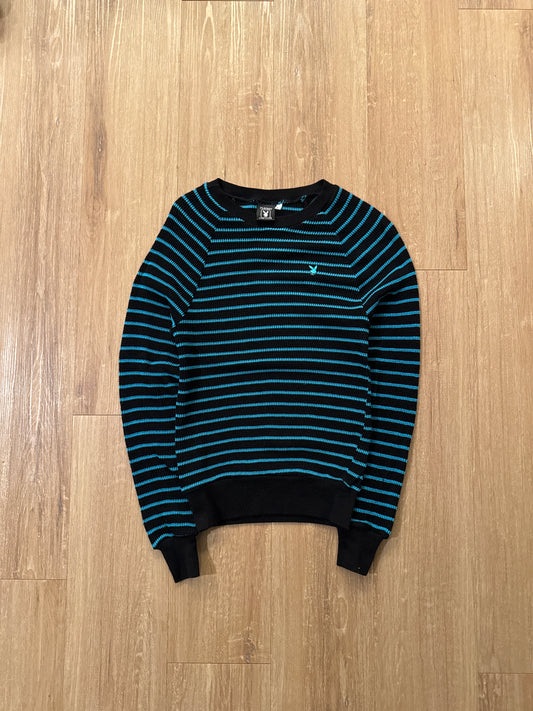 Vintage 80s Playboy Striped Sweater
