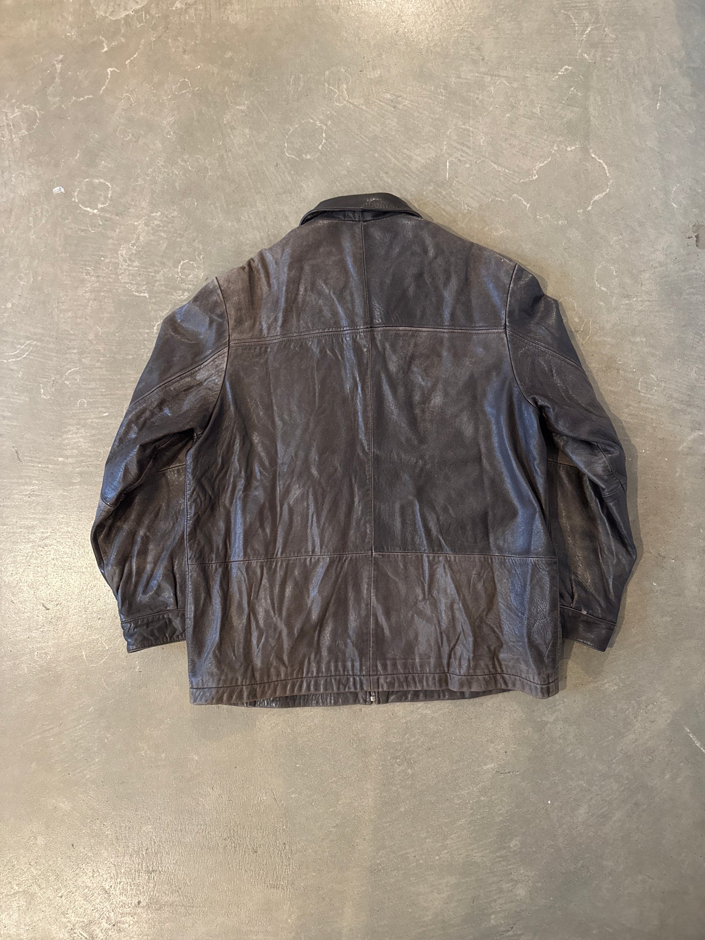 Vintage Wilson’s The Leather Experts Faded Brown Leather Jacket
