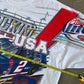Vintage 90s Chase Authentic’s Rusty Wallace Rockin In The USA All Over Print Tee