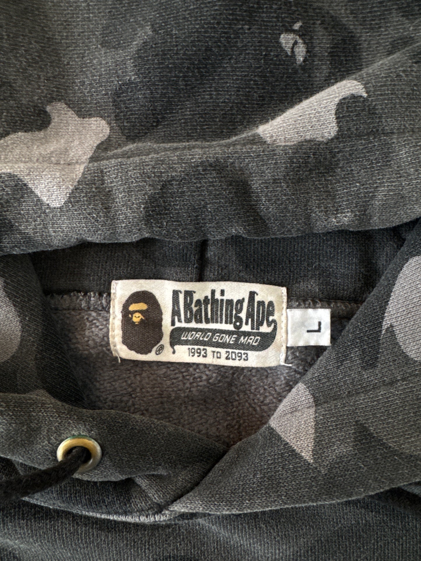 A Bathing Ape Bape Color Camo Black Pullover Hoodie