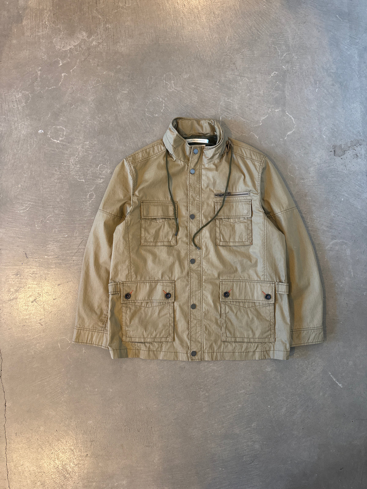 Vintage Tommy Bahama Tribeca Explorer Army Military Pocket Jacket