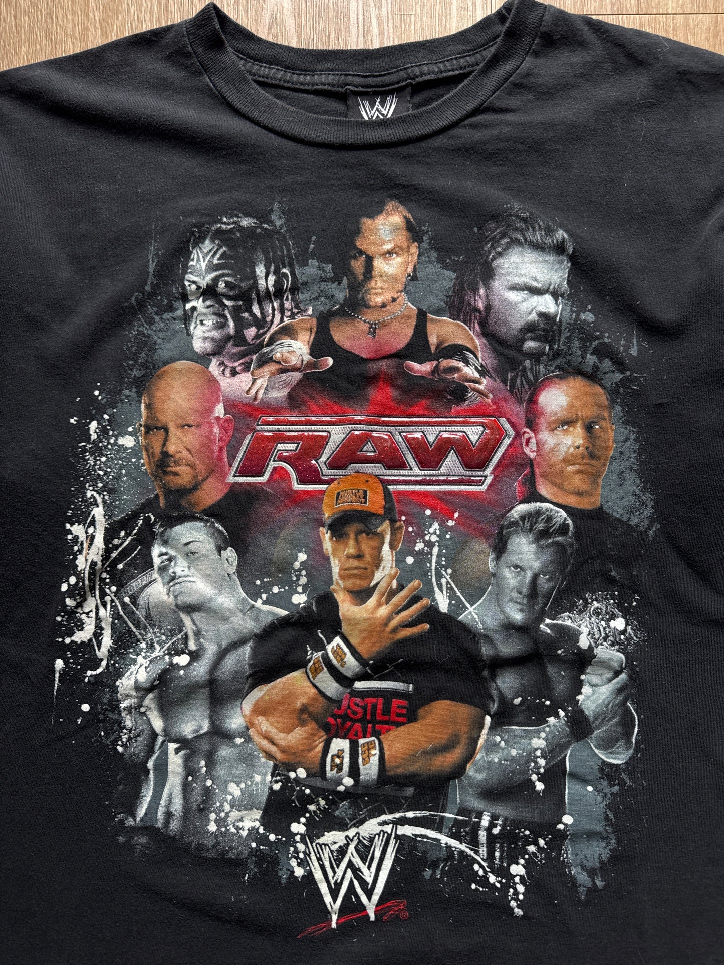 Y2K 2007 Youth WWE Wrestling Monday Night Raw John Cena Tee