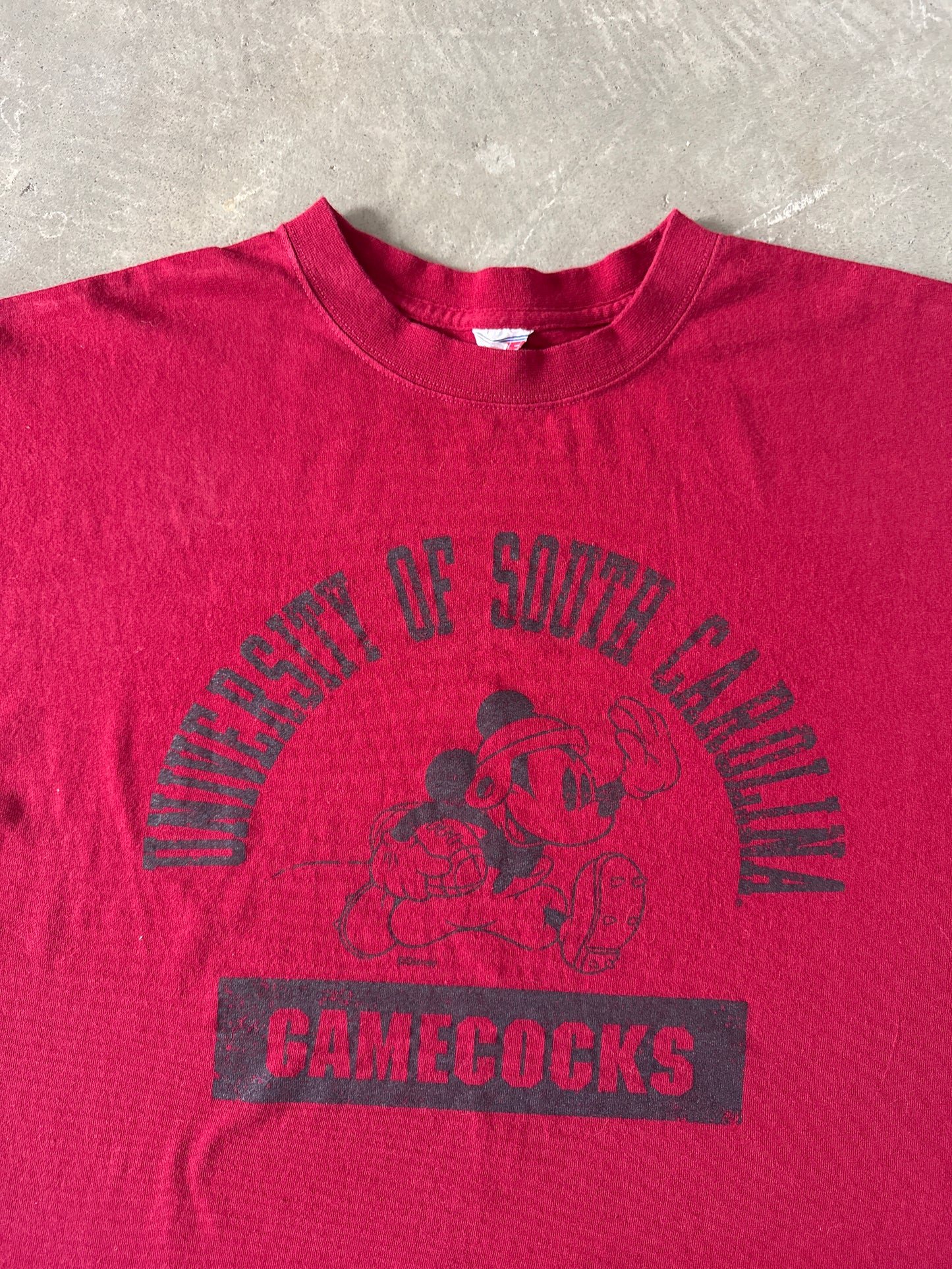 Vintage University Of South Carolina Gamecocks Mickey Mouse Tee