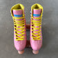 Impala Sidewalk Quad Women’s Roller Skates Vegan Leather Pink Yellow