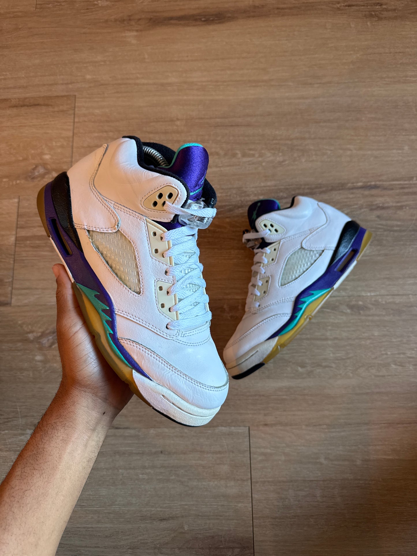 Jordan Retro 5 Grape 2013 Restoration Shoe