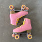 Impala Sidewalk Quad Women’s Roller Skates Vegan Leather Pink Yellow