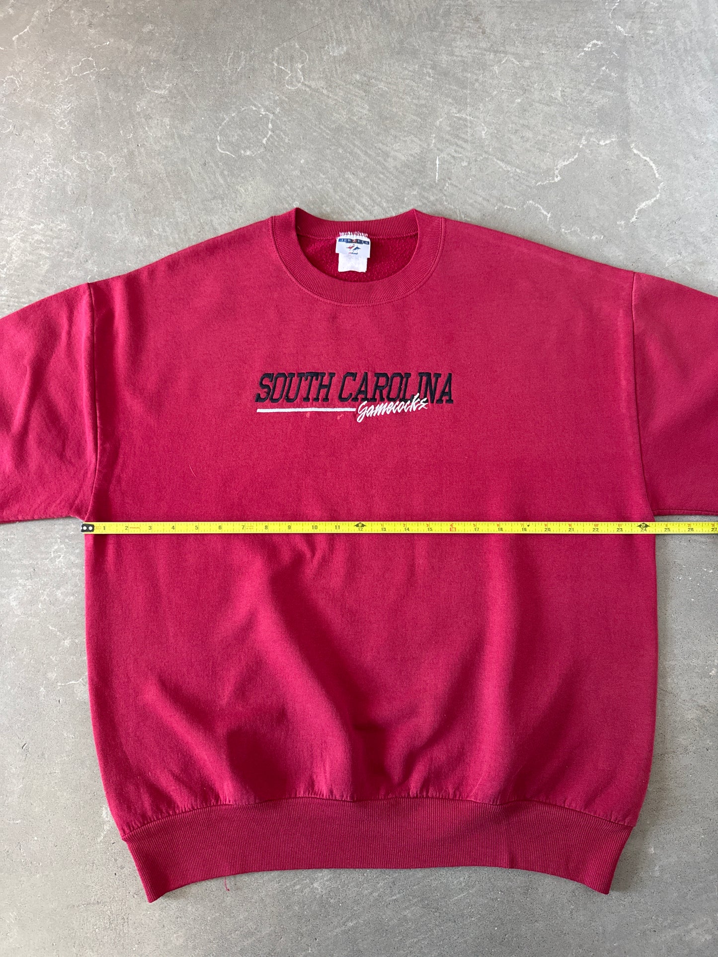 Vintage 90s University Of South Caroline Gamecocks Embroidered Sweatshirt