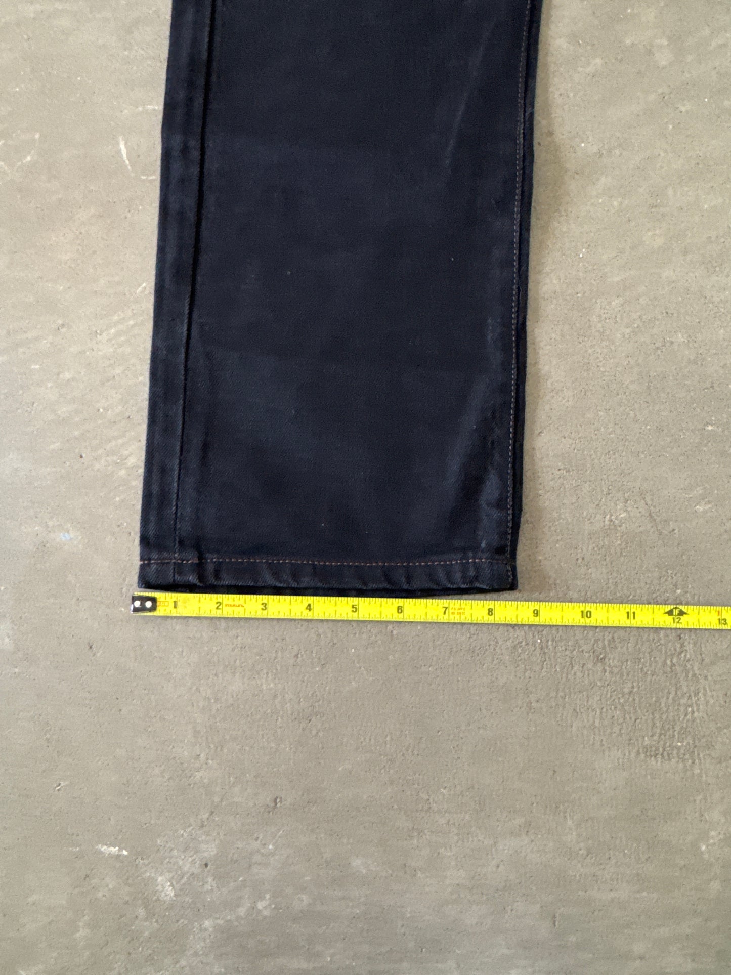 Evisu Embroidered Gray Bull Selvedge Japanese Denim Jeans