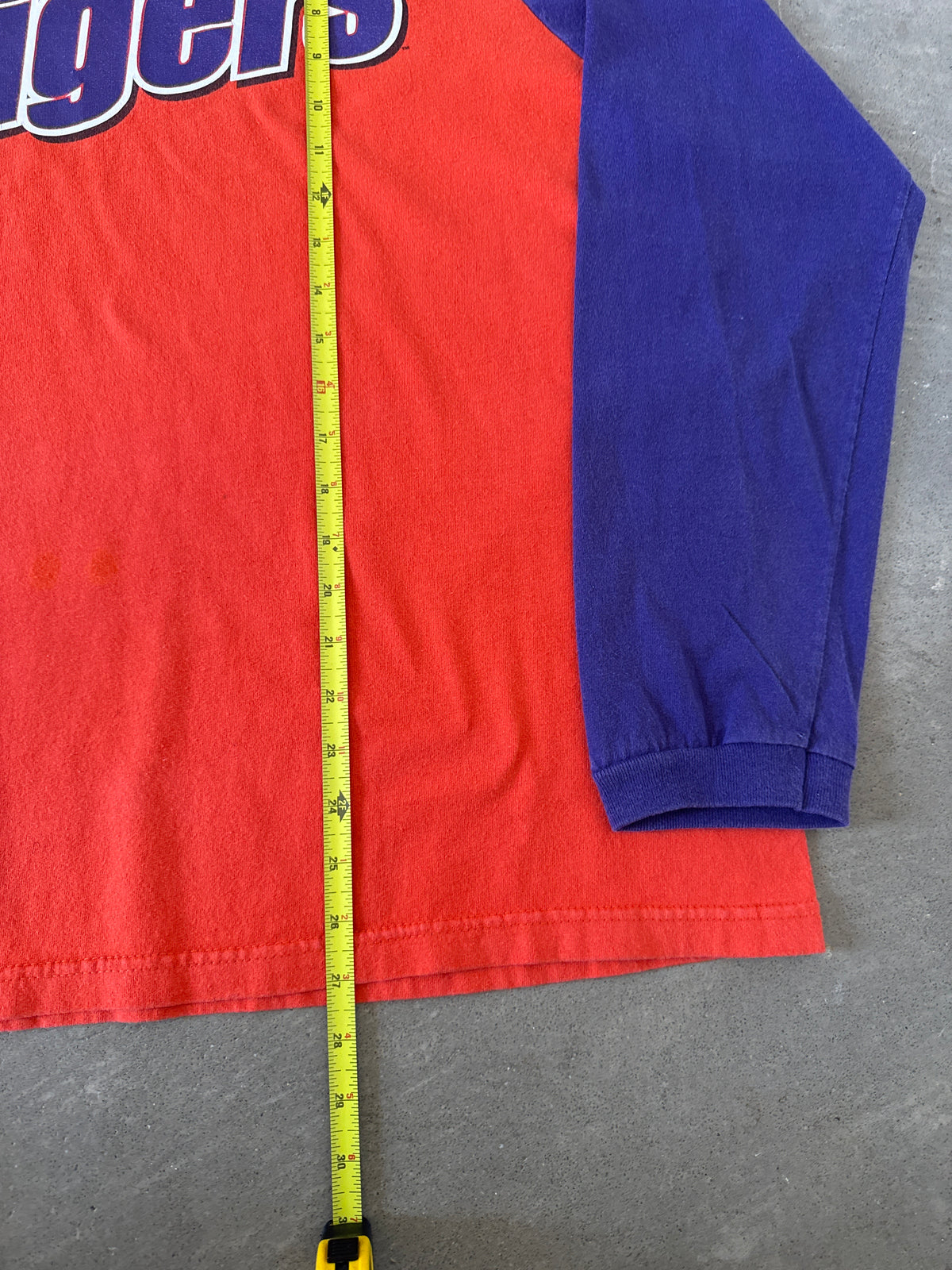 Vintage Clemson University Tigers Raglan Long Sleeve Tee