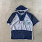 Vintage 90s Georgetown University Hoyas Hooded Tee Shorts Set