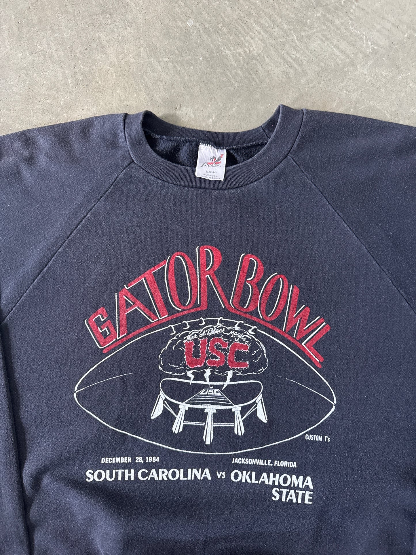 Vintage 1984 Gator Bowl University Of South Carolina Gamecocks Sweatshirt