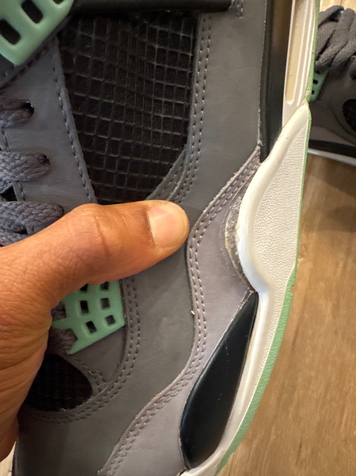 Jordan Retro 4 Green Glow 2013