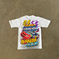 Vintage 1991 Youth Nascar Jeff Gordon Winning Is His Business All Over Print Tee