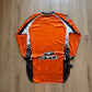 Vintage Y2K Distressed AXO Sport Orange Motocross Jersey