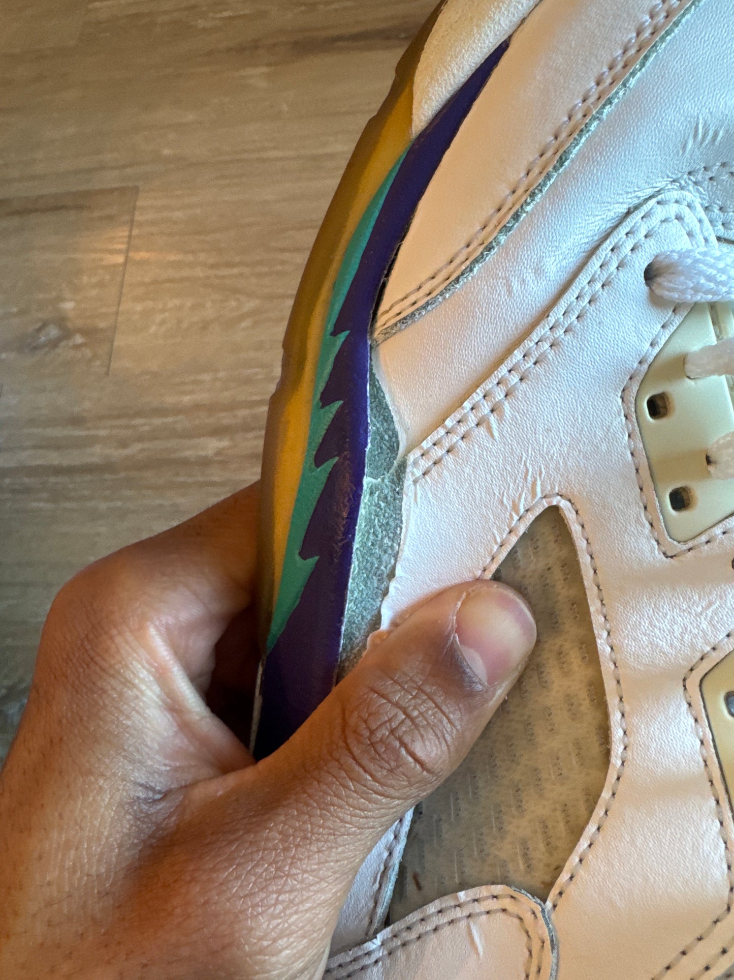 Jordan Retro 5 Grape 2013 Restoration Shoe