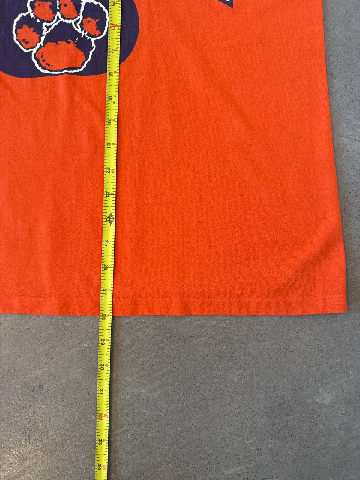 Vintage 90s Logo 7 Clemson University Tigers Raglan Tee