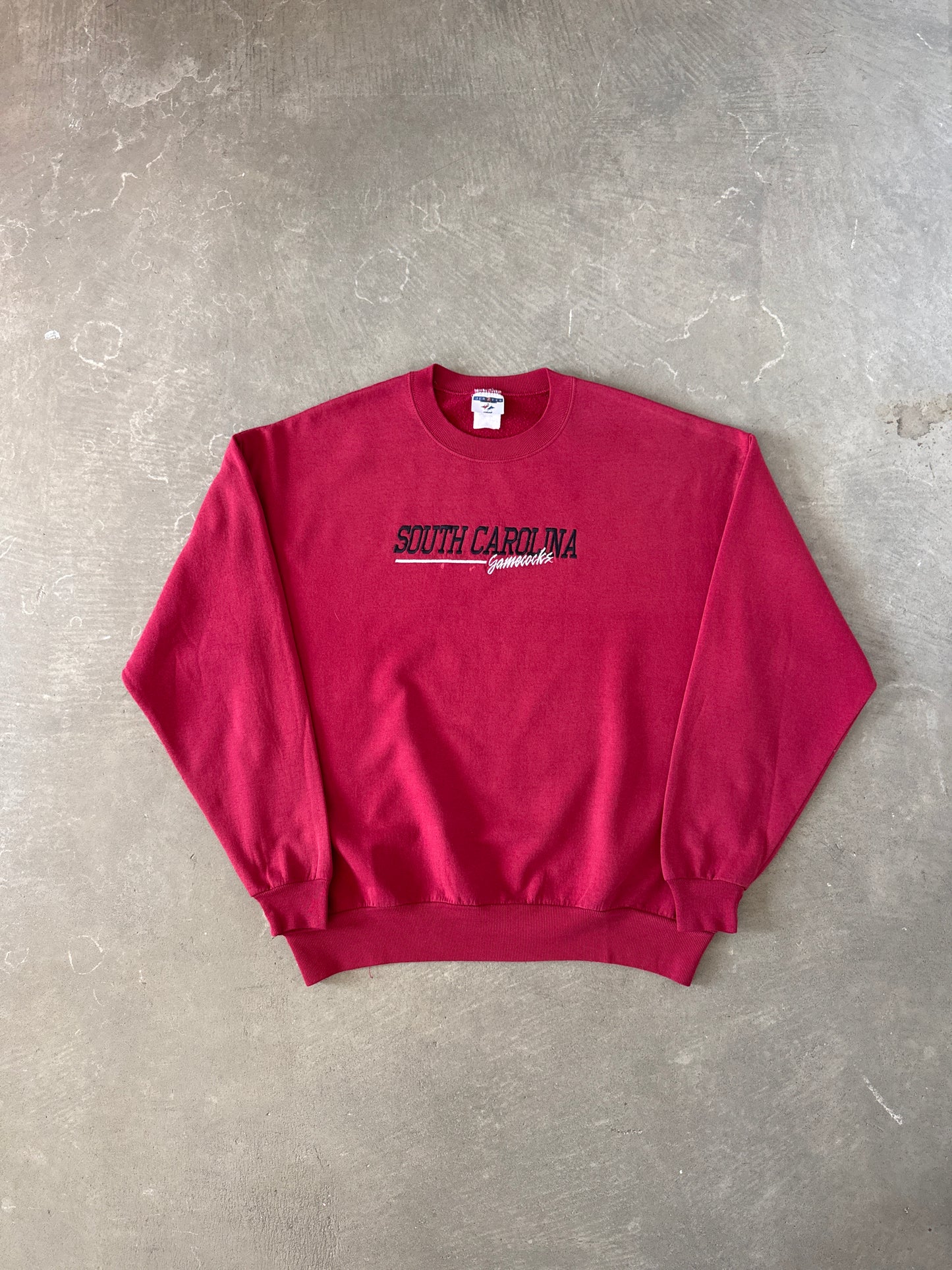 Vintage 90s University Of South Caroline Gamecocks Embroidered Sweatshirt