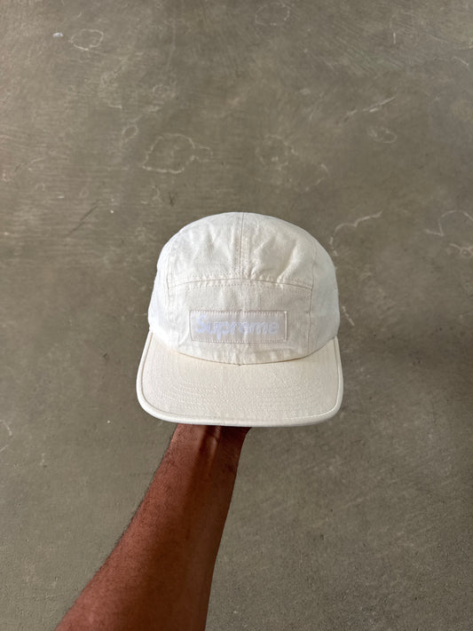 Supreme Washed Chino Twill Natural Camp Cap