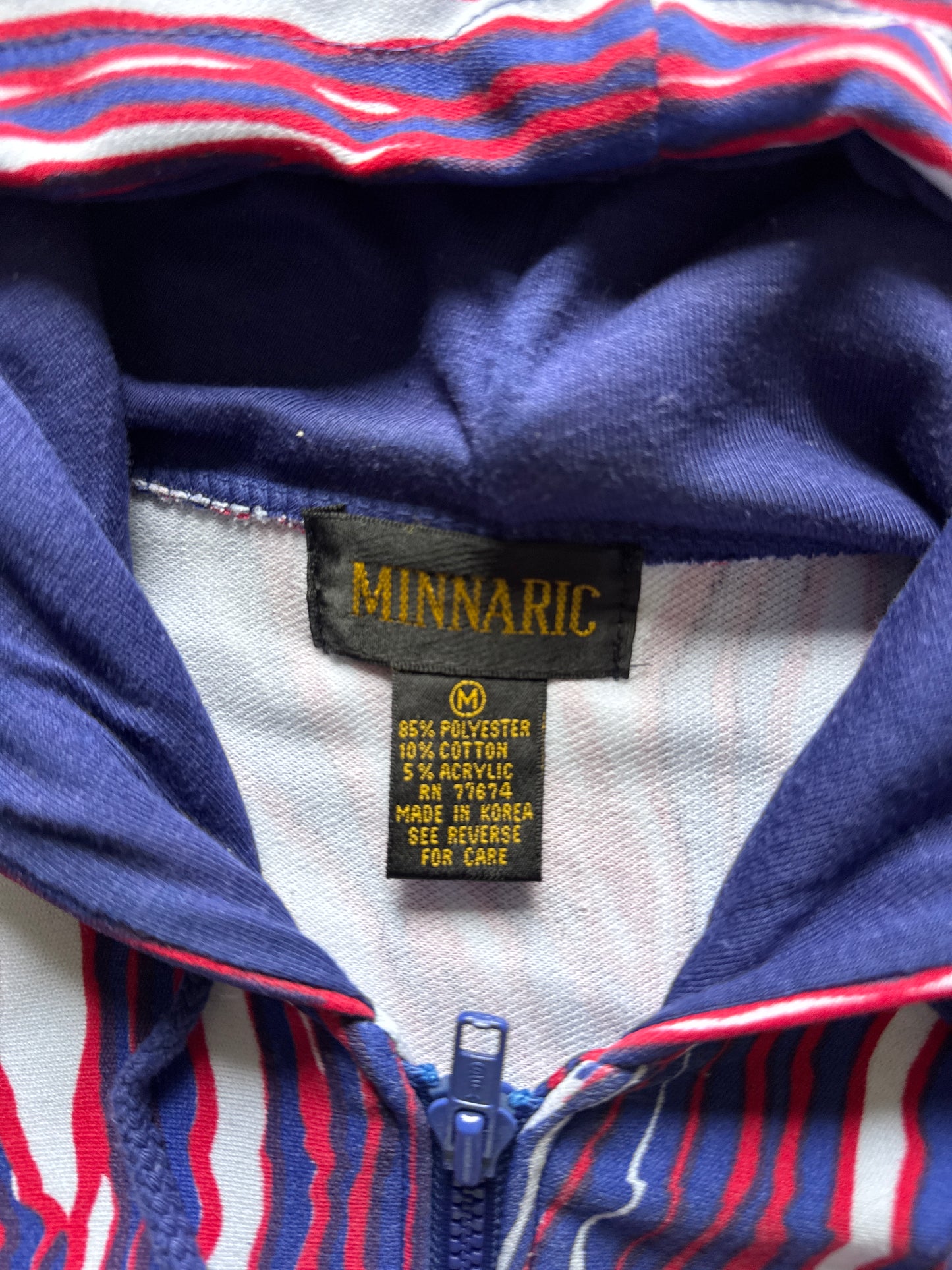 Vintage 90s New York Giants Hooded Zip Up