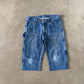 Vintage 90s Key Distressed Double Knee Carpenter Shorts