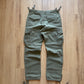 WHO.A.U American Vintage Style Olive Green Cargo Pants