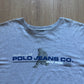 Vintage Ralph Lauren Polo Jeans Co. Grid Iron Ironology Long Sleeve Tee
