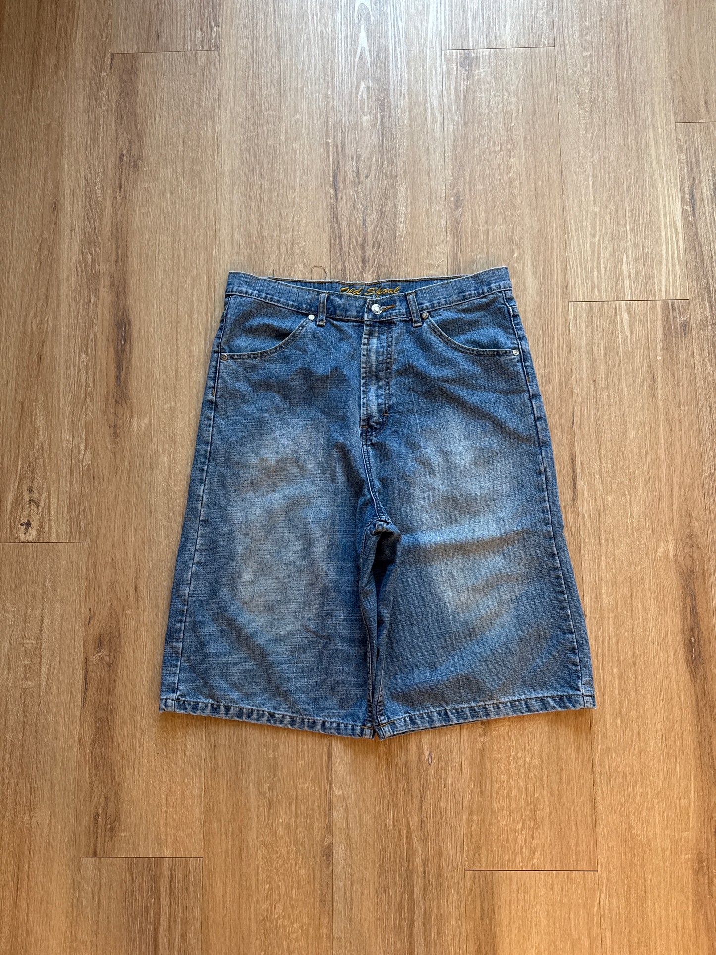 Vintage Old Skool Baggy Denim Shorts
