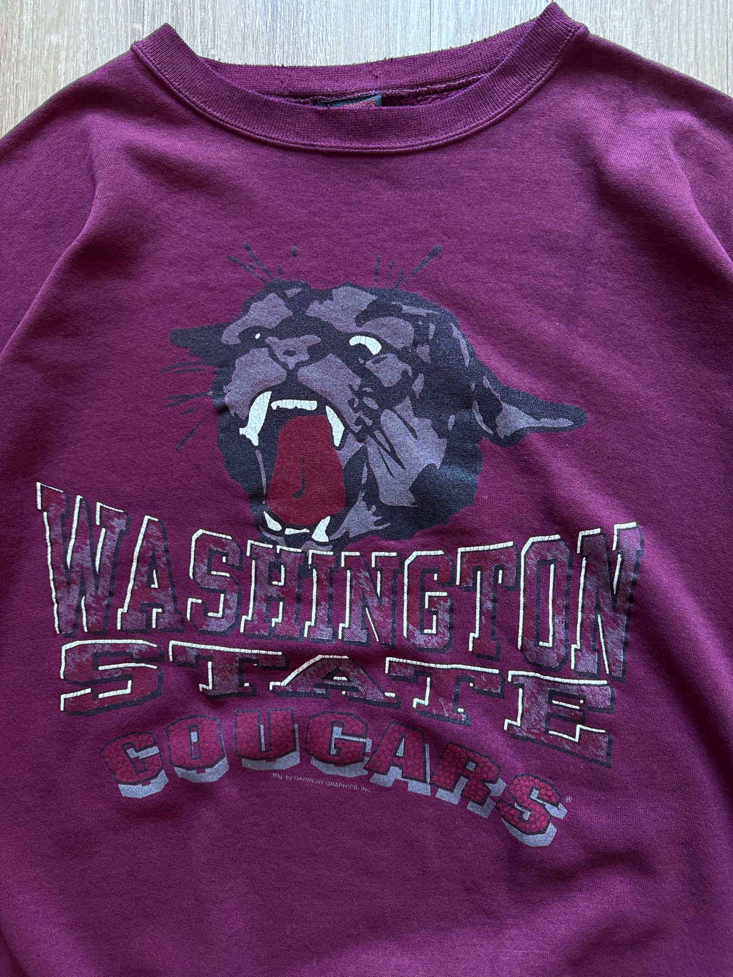 Vintage 90s Washington State University Cougars Sweatshirt