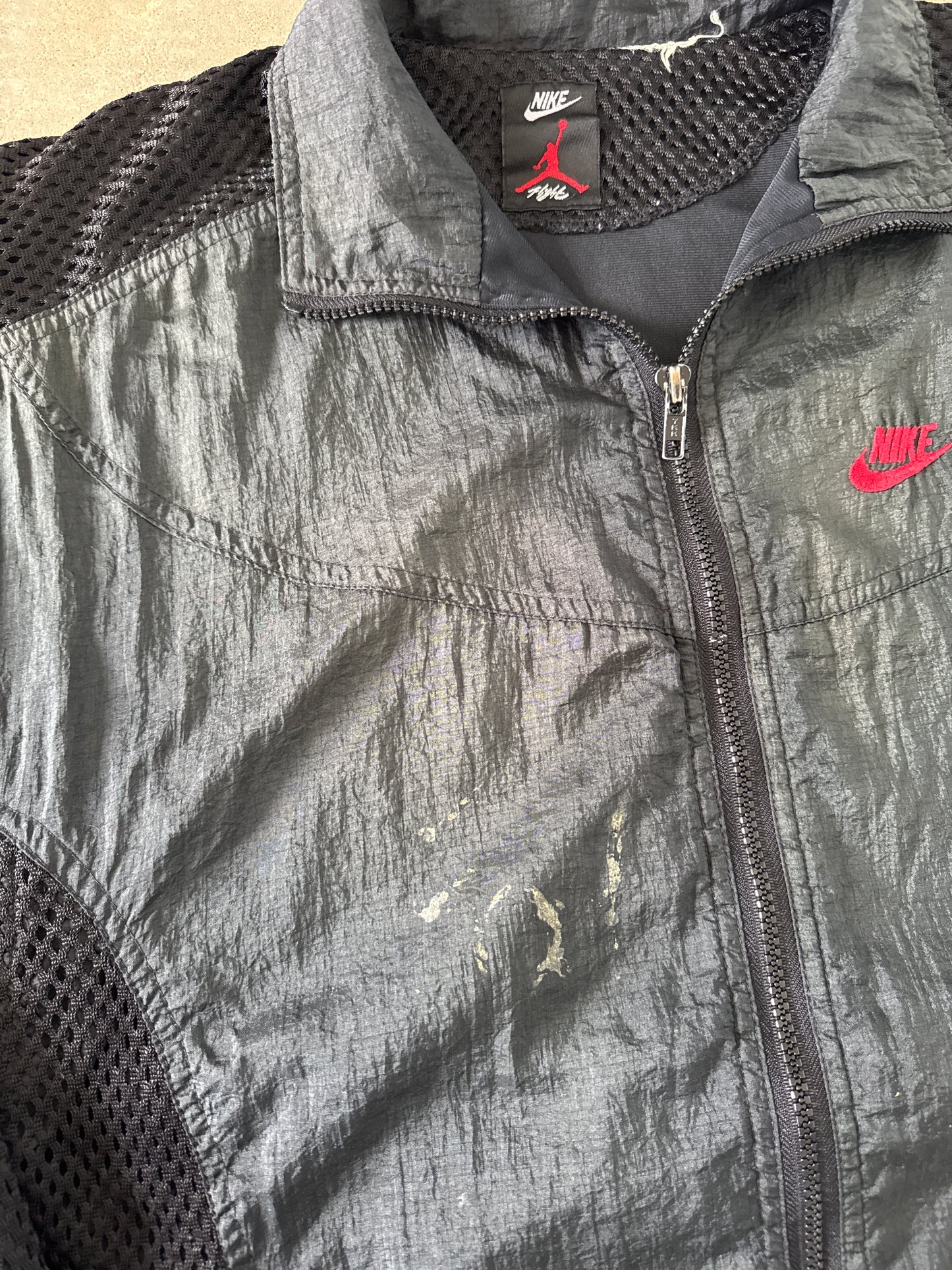 Vintage 80s Nike Jordan Flight Track Jacket