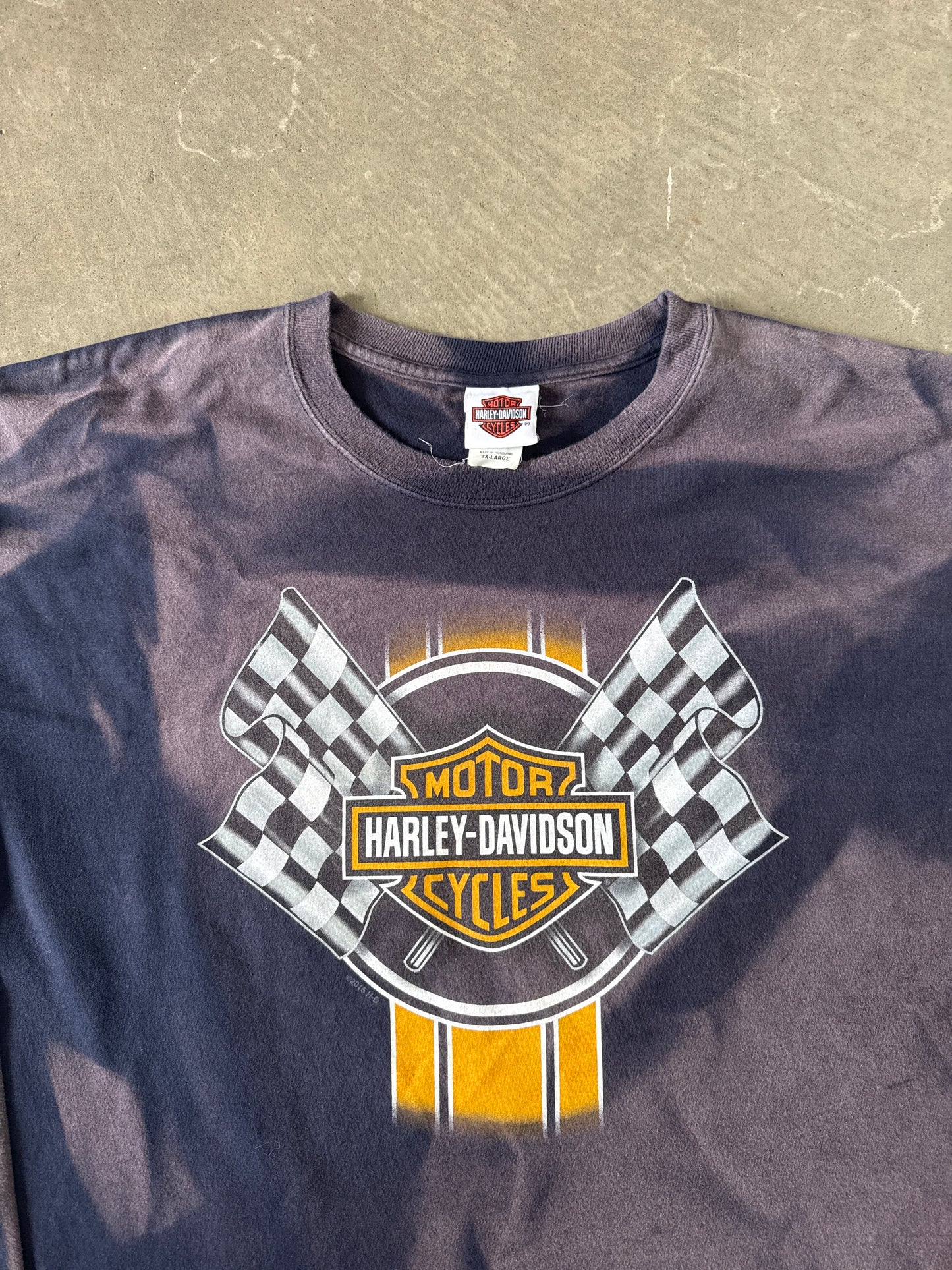 Harley Davidson Sun Faded Charleston South Carolina Long Sleeve