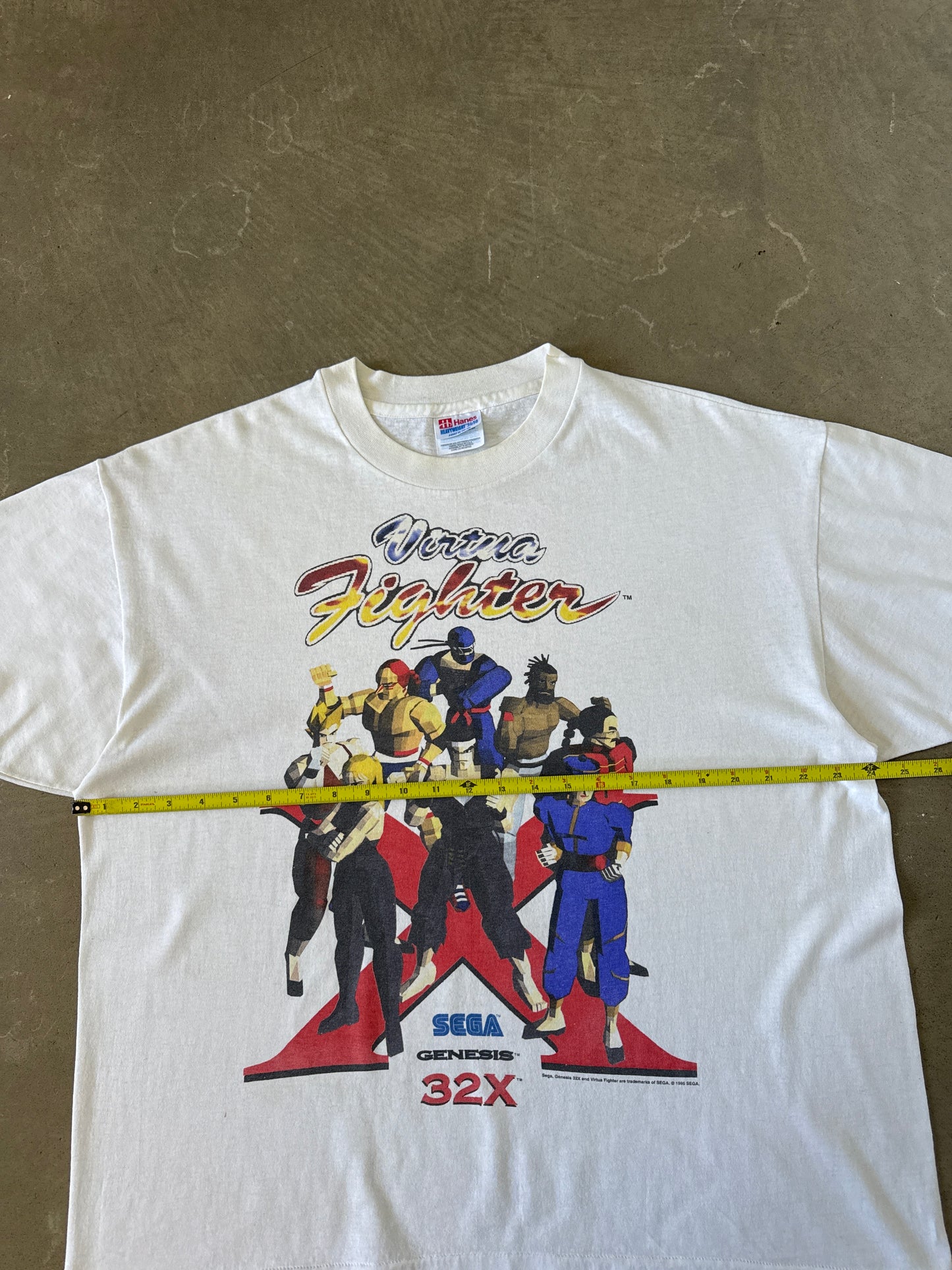 Vintage 1995 Sega Genesis Virtua Fighter Sega Genesis 32X Promo Tee