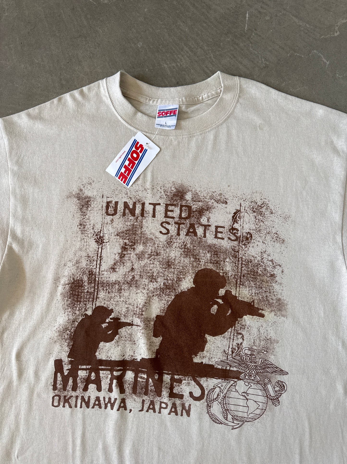 Vintage Soffe United States Marines Okinawa Japan Tee