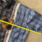 Needles Rebuild By Needles 7 Cut Reworked Flannel Button Up Shirt