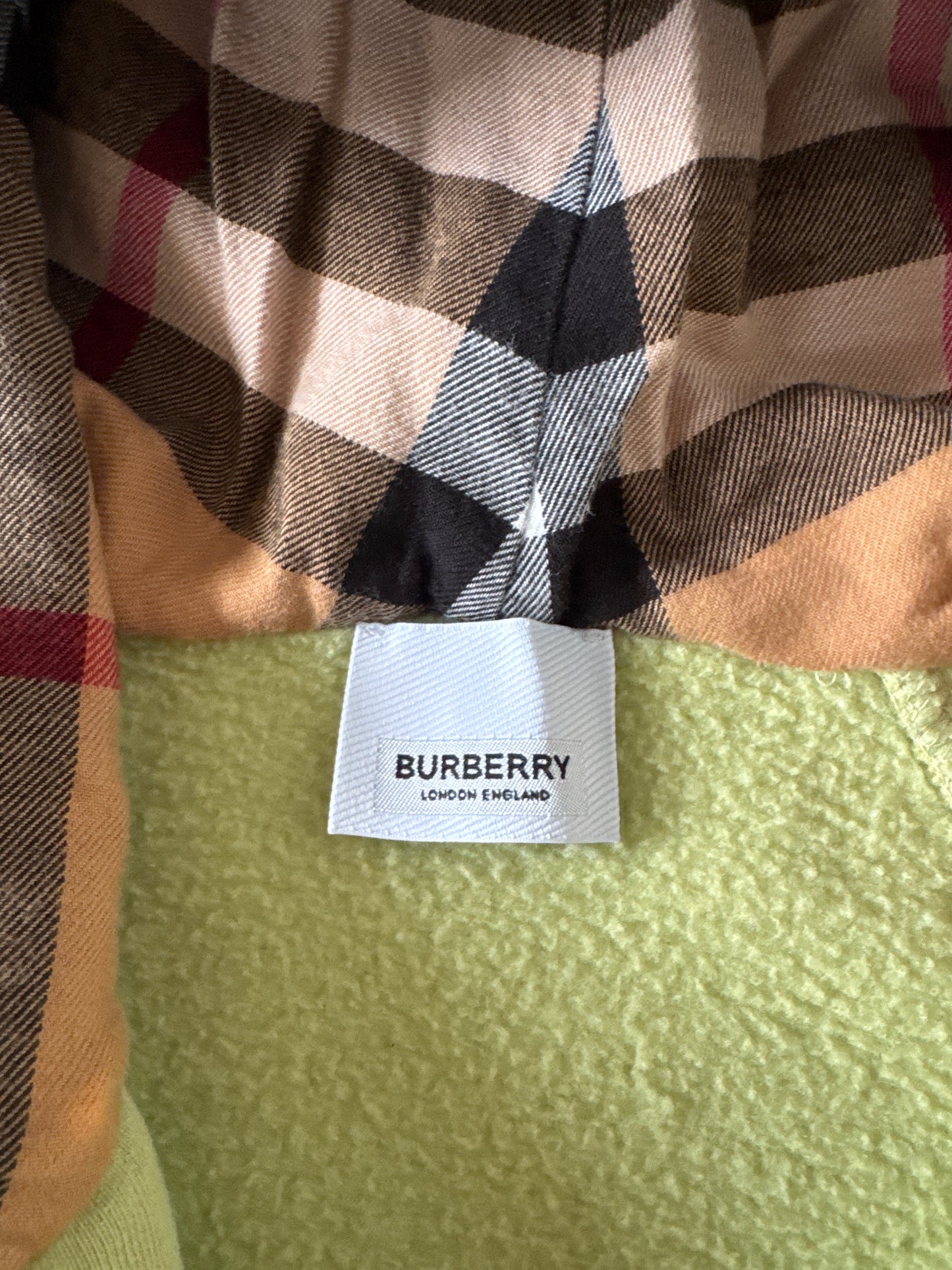 Burberry Women’s Letter Graphic Cotton Blend Zip Hoodie