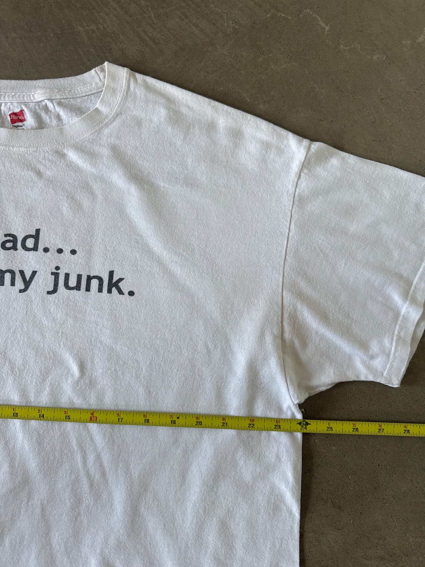 Go Ahead Touch My Junk Boxy Parody Tee