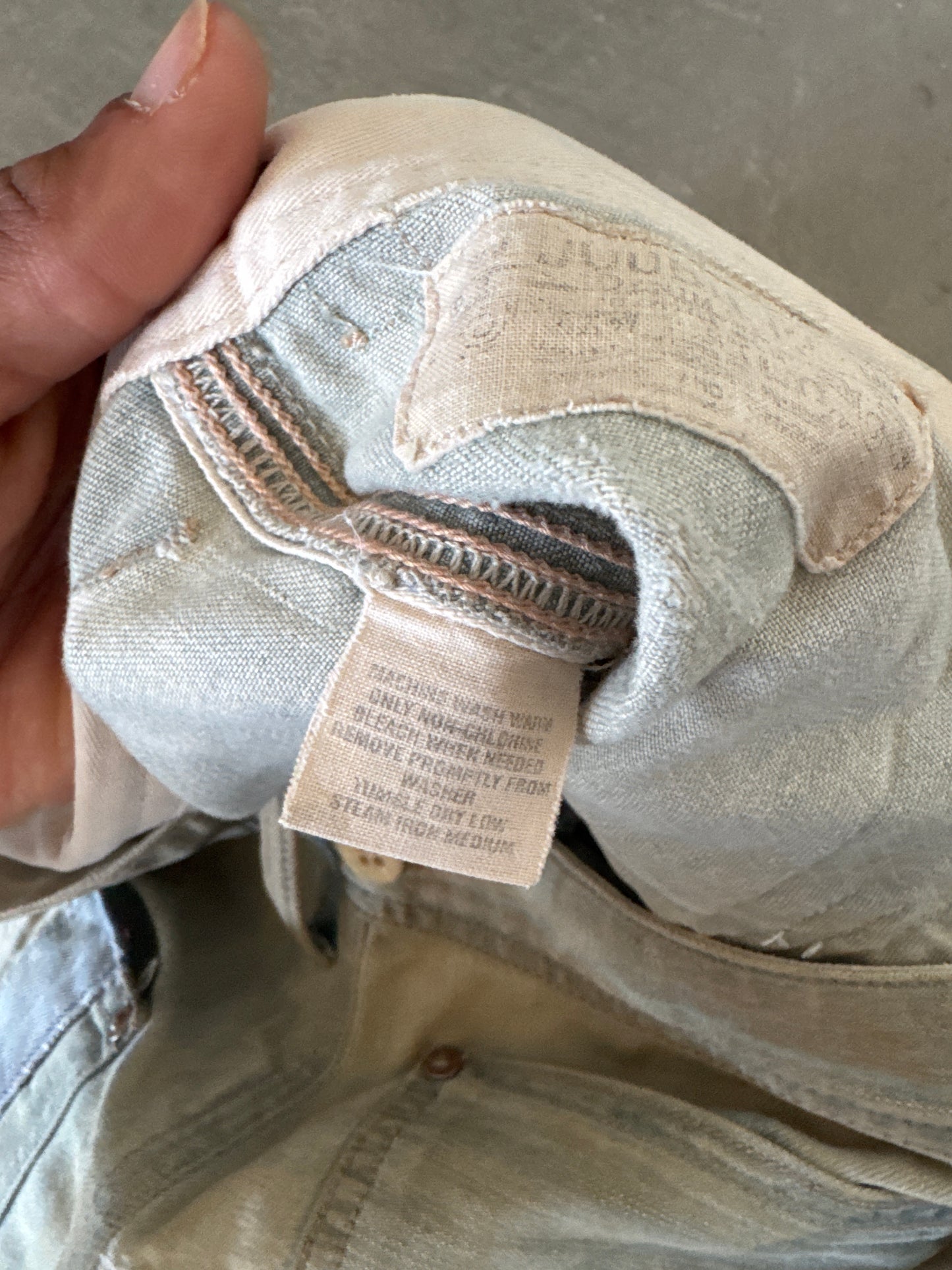 RRL by Polo Ralph Lauren Indigo Distressed Patchwork Selvedge Denim Jeans