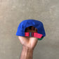 Supreme Tri-Color Rubber Logo Camp Cap