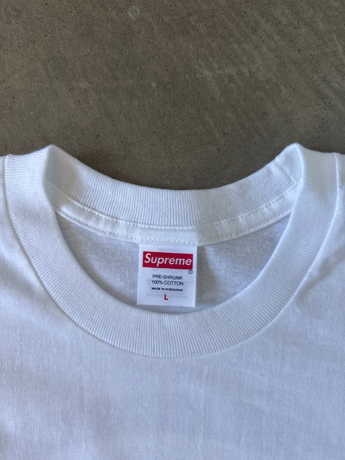 Supreme Spitfire Bighead Long Sleeve White Tee