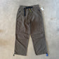 Vintage Y2K Ying Yang Baggy Olive Green Hiking Pants