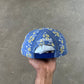 Supreme Flower Jacquard 5-Panel Blue Snapback Hat