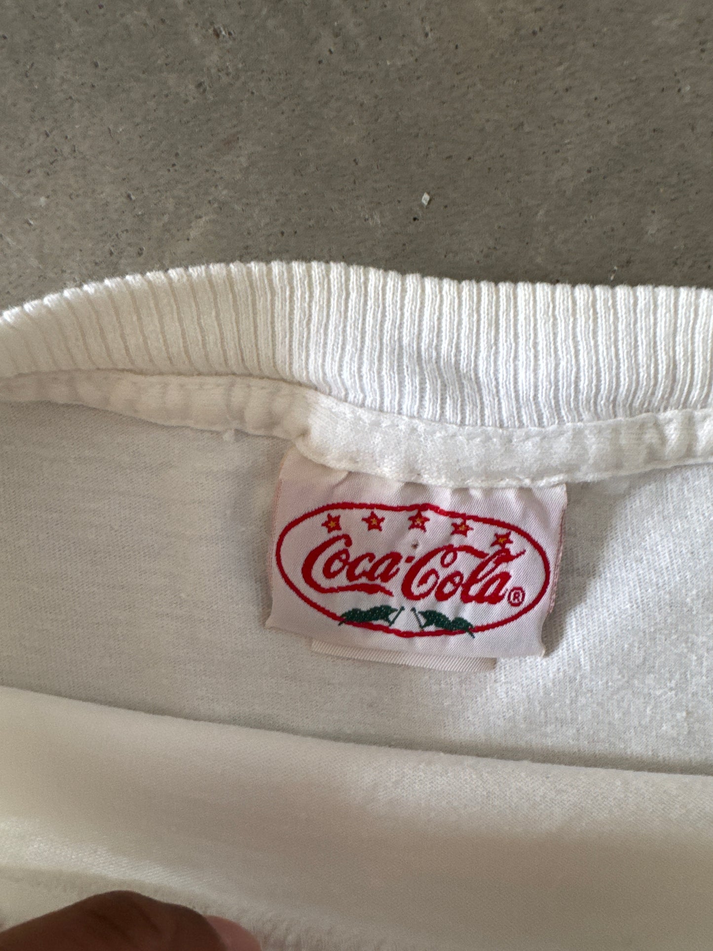 Vintage 1993 Coca Cola Sold Here Tee