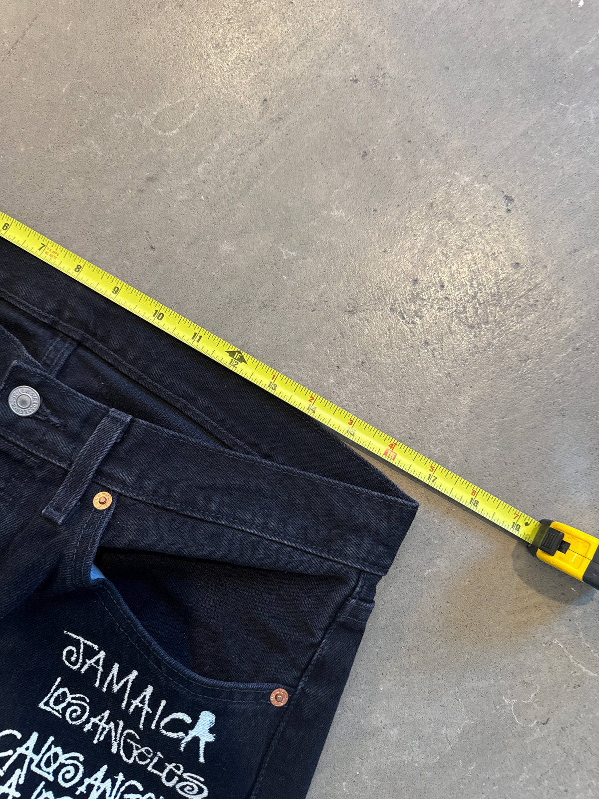 Stussy x Denim Tears x Our Legacy TTL 501 Black Denim Jeans